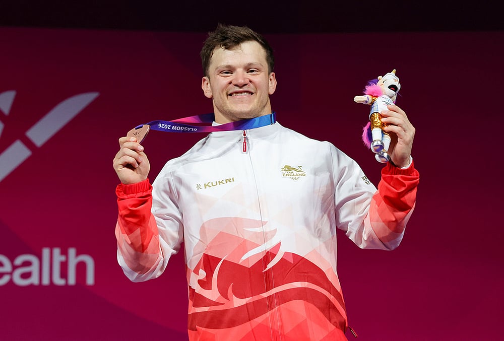 Glasgow CWG 2026 Mens 79kg Weightlifting highlights-Chris Murray of England 