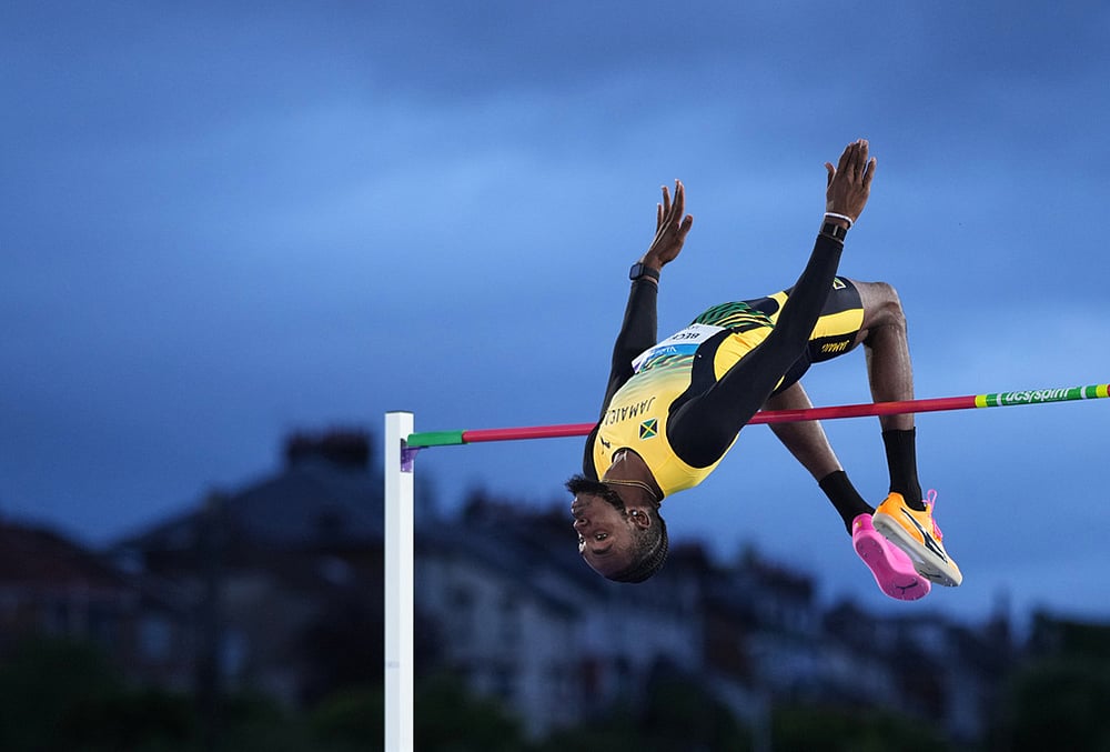 Glasgow CWG 2026 mens high jump highlights-Romaine Beckford, of Jamaica, 
