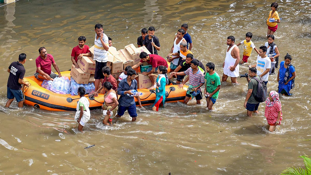 Assam Flood Situation Improves With No Fresh Deaths, Receding Water Levels, 4.45 L Still Affected - null