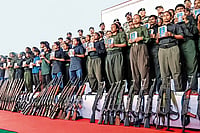 | Photo: Imago : Smoke the Peace Pipe: About 4,000 Naxals have surrendered 
between 2024 and March 2026
