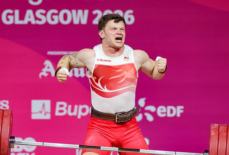 Glasgow CWG 2026 Mens 79kg Weightlifting highlights-Chris Murray of England