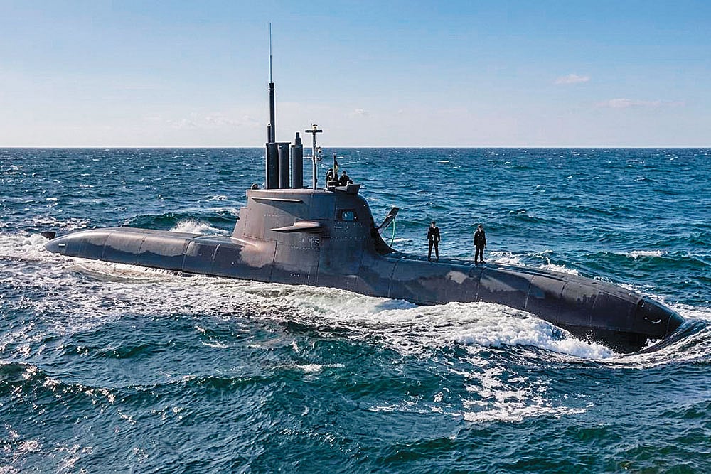 A German Navy Type-212A submarine