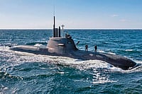 The 27-Year Wait: How Project 75(I) Could Change The Indian Ocean's Strategic Balance | Courtesy: Bundeswehr : State-of-the-art: A German Navy Type-212A submarine cuts through the Baltic sea showcasing TKMS’ advanced air-independent propulsion technology