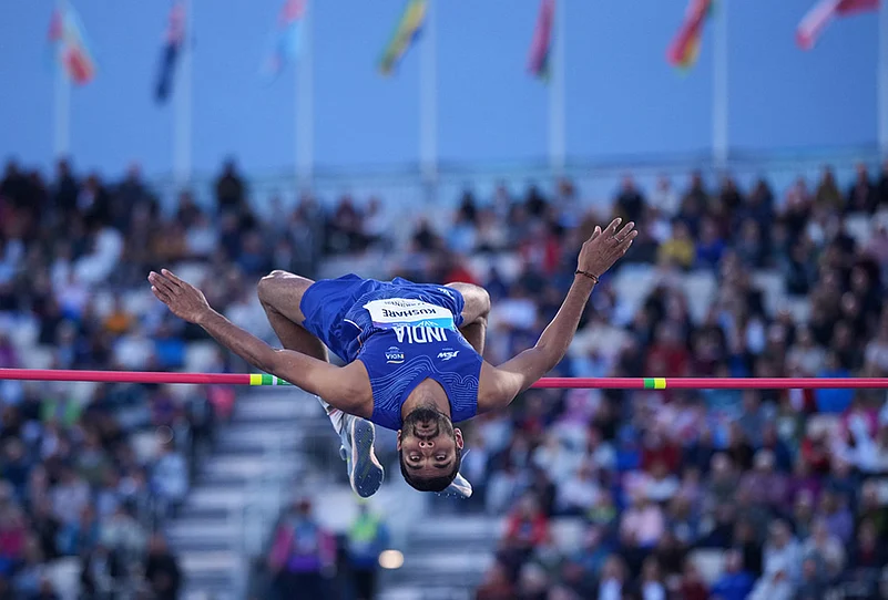 Sarvesh Kushare Glasgow CWG 2026 mens high jump pics