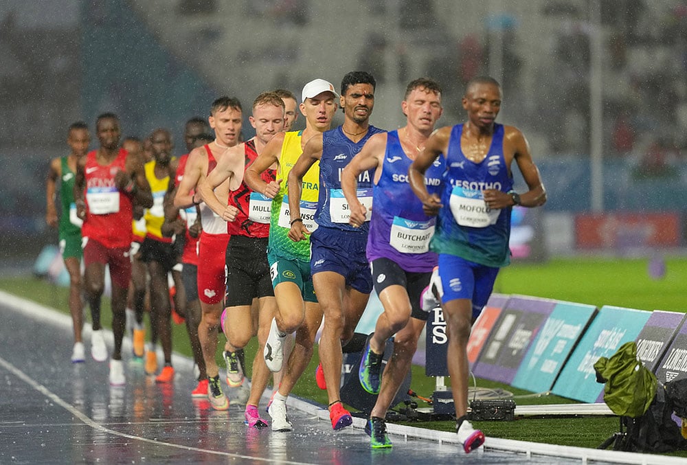 CWG 2026 glasgow Mens 10000m final Gulveer Singh photos