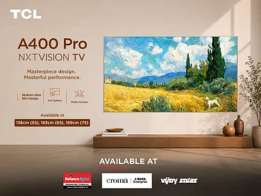 What Happens When Art Meets TV? TCL's A400 Pro NXTVISION Has The Answer
