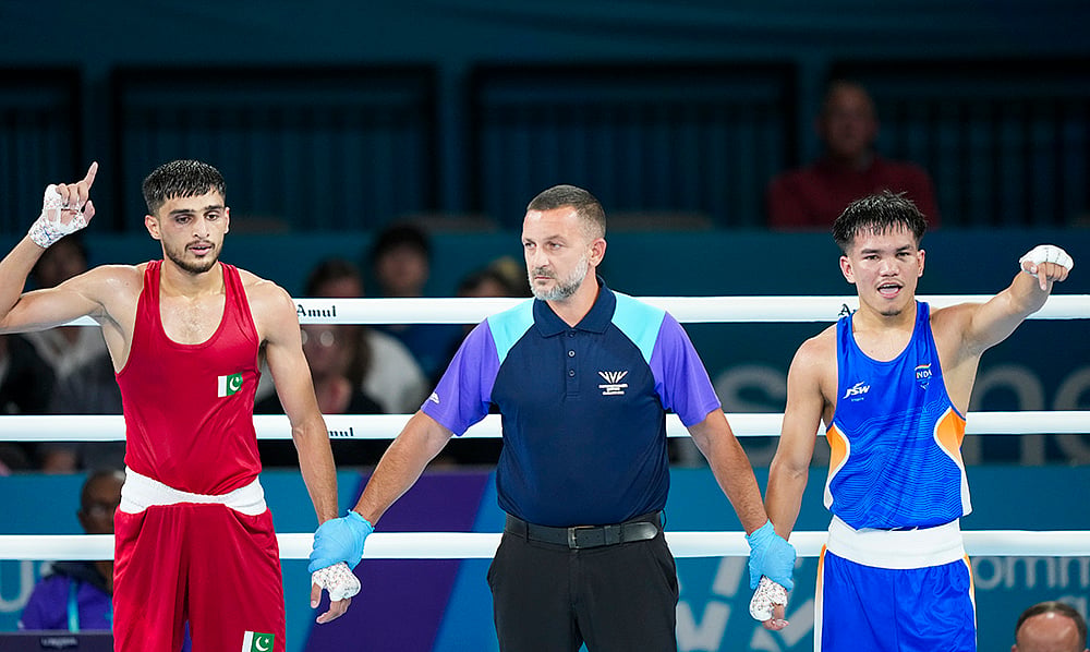 Glasgow CWG 2026 mens 55kg round of 16 Boxing highlights-adumani Singh Mandengbam