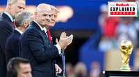 (AP Photo/Frank Franklin II) : FIFA and UEFA are locked in an unprecedented war over a leaked plan to privatise the World Cup.