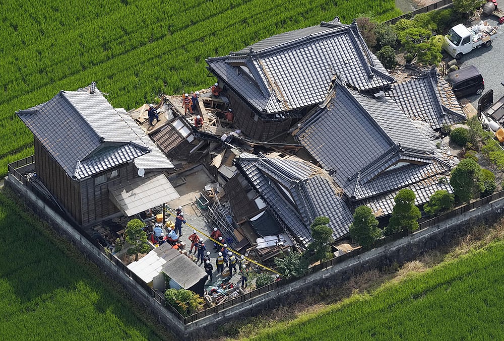 7.1 Magnitude Quake Hits Kumamoto