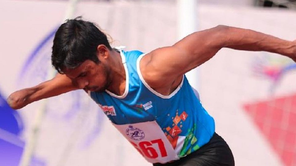 Dilip Mahadu Gavit clinched a historic men's T47 100m gold in Commonwealth Games 2026. - Media_SAI/X