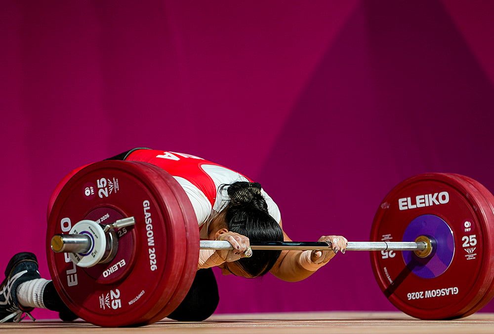 Harjinder Kaur CWG 2026 glasgow womens weightlifting 69kg photos