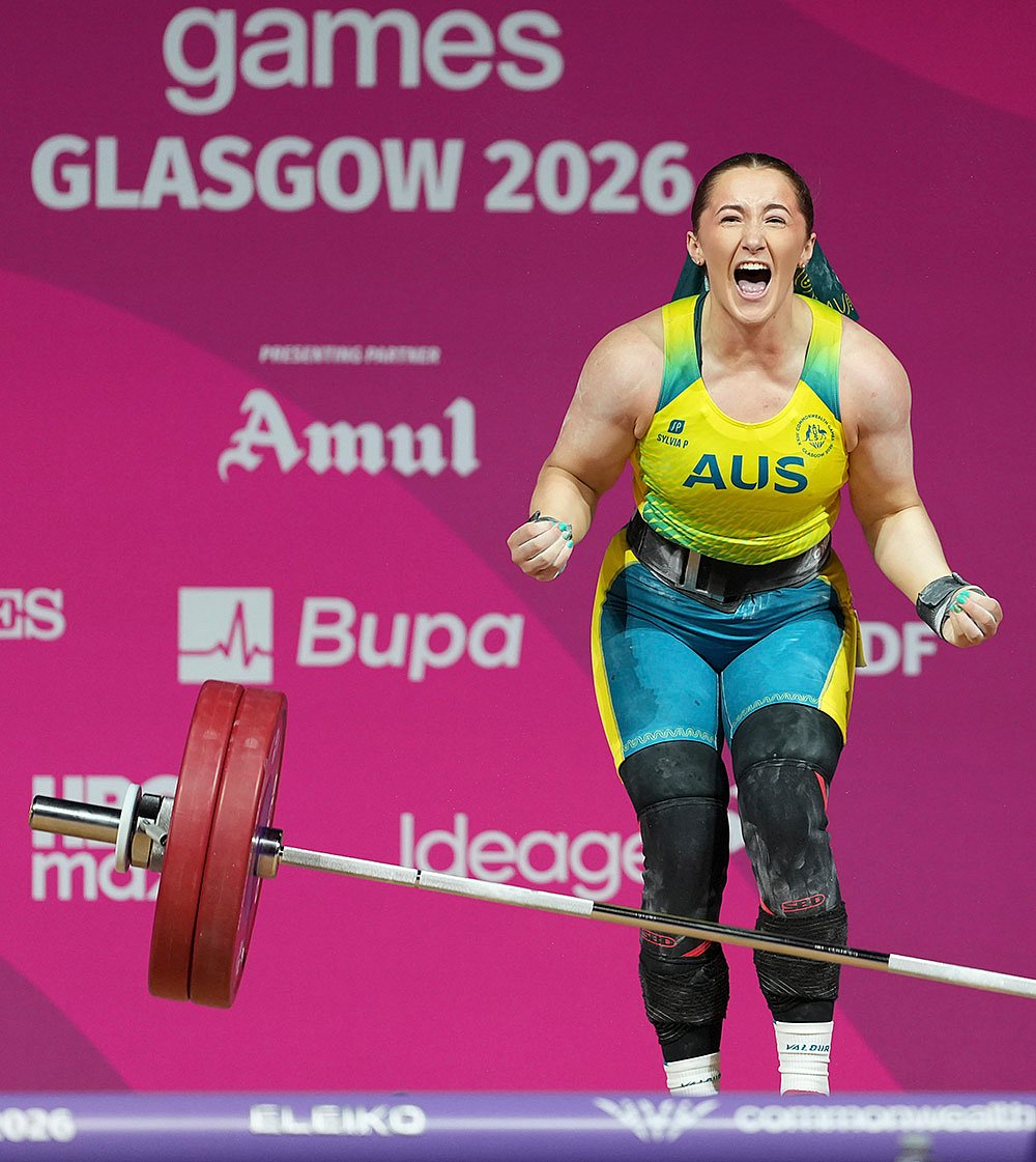 Australias Nya Hayman CWG 2026 glasgow womens weightlifting 69kg final