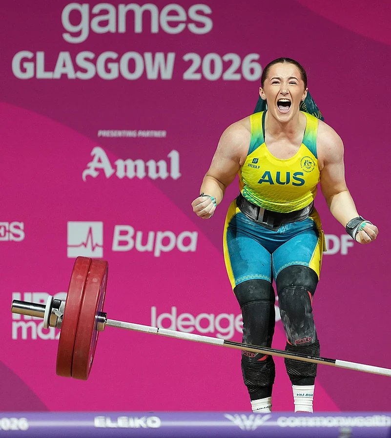 Australias Nya Hayman CWG 2026 glasgow womens weightlifting 69kg final