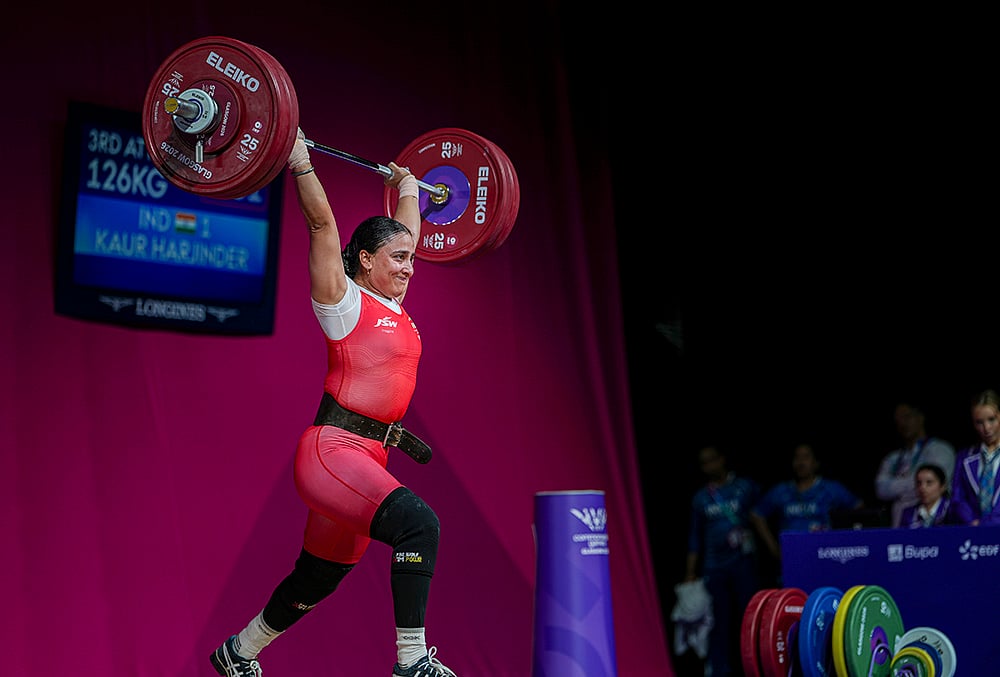 Harjinder Kaur CWG 2026 glasgow womens weightlifting 69kg final