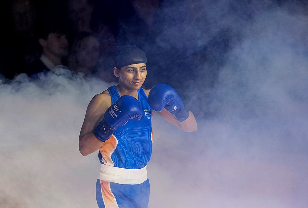Glasgow CWG 2026 Womens 54kg quarter-final Boxing highlights-Preeti Pawar 