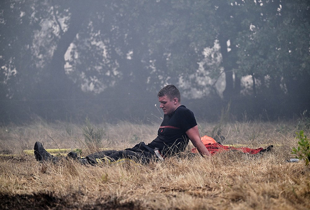 Southern France blazes