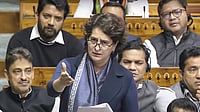 | Photo: AP : Congress Leaders Priyanka Gandhi