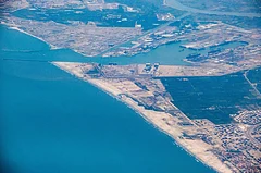 A drone strike damaged two gas vessels at Egypt's Damietta port near the Suez Canal. - X