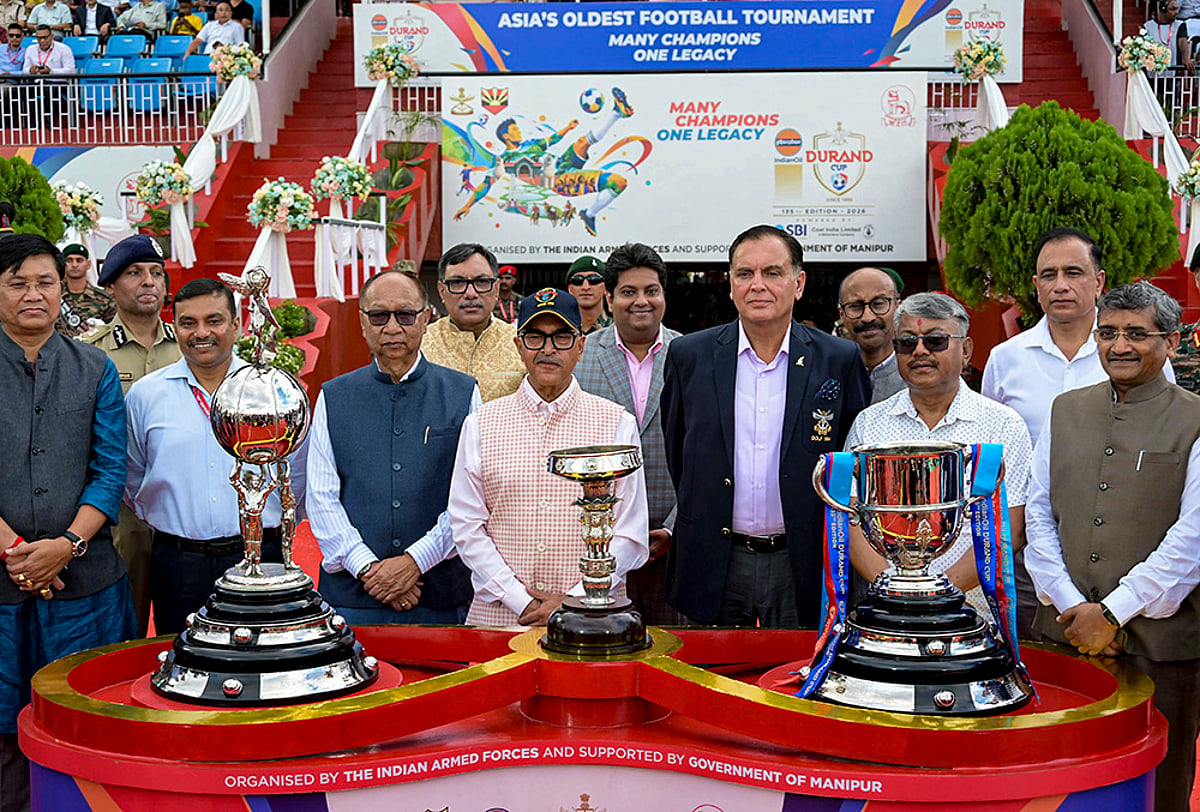Durand Cup 2026 Opening Ceremonies at Khuman Lampak Main Stadium, in Impha