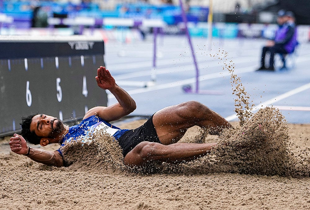 Glasgow CWG 2026 long jump final Murali Sreeshankar highlights 