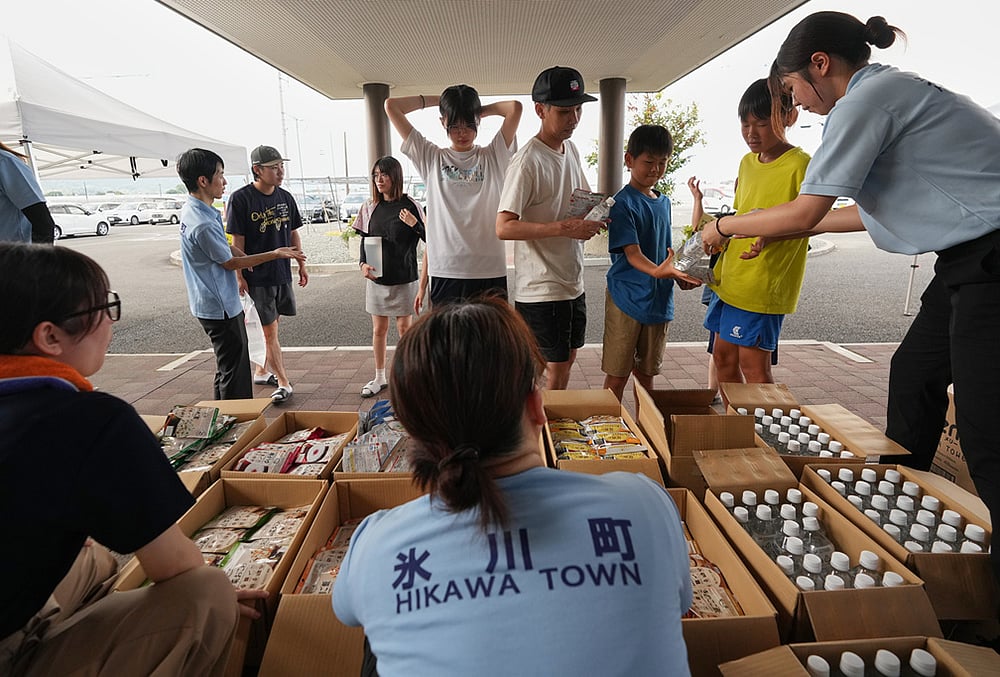 Kyushu island disaster photos
