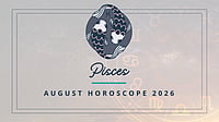 Pisces August 2026 Horoscope: Study Success, Wealth Opportunities, Romantic Happiness, Career Growth & Wellness Pisces Monthly Horoscope for August 2026
