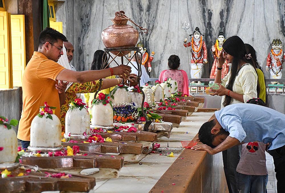 first day of the holy month of Sawan in Prayagraj
