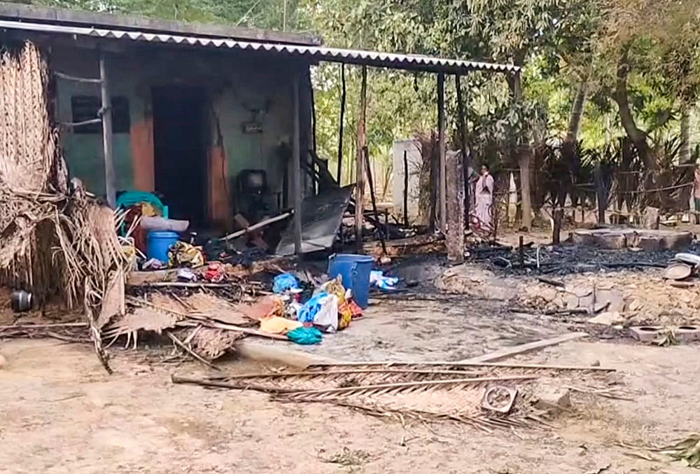 Out-of-control truck crashes into house