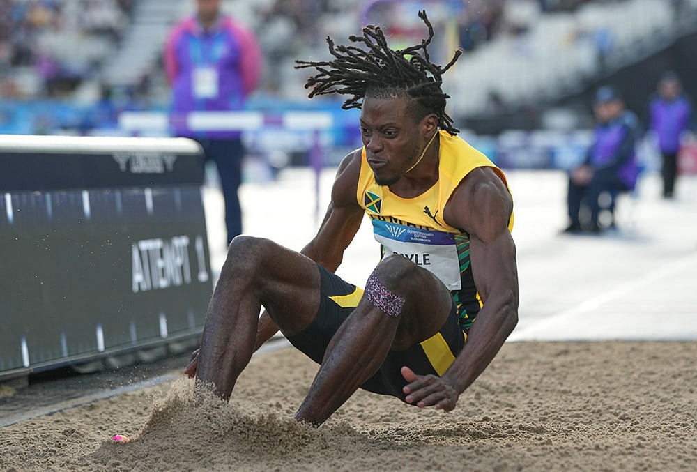 Glasgow CWG 2026 long jump final highlights-Jamaicas Tajay Gayle