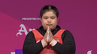 Martina Maibam Live Updates, Commonwealth Games Weightlifting: IND Lifts 140kg In Knee & Jerk, Tight Fight For Medal X/SonyLIV Grab : Martina Maibam's first attempt in 103 kg snatch was unsuccessful.