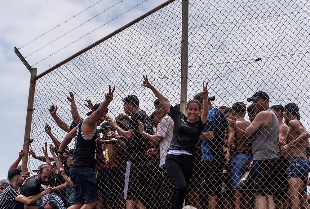 Illegal entry Morocco Spanish enclave