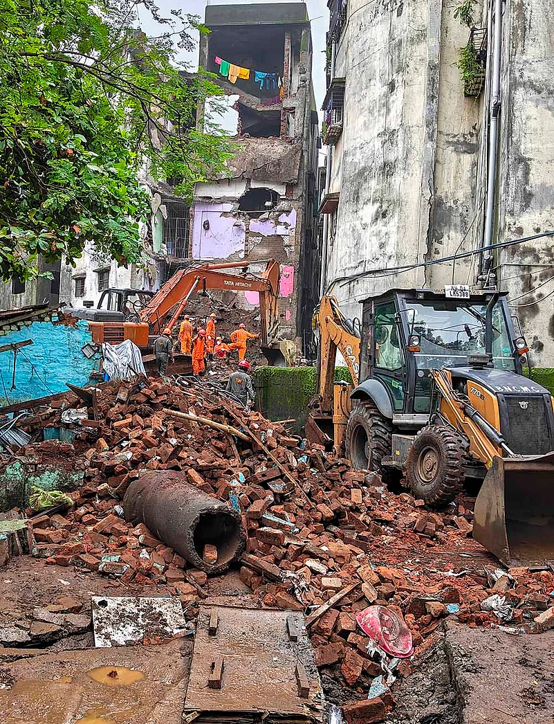 Building collapse in Bhiwandi