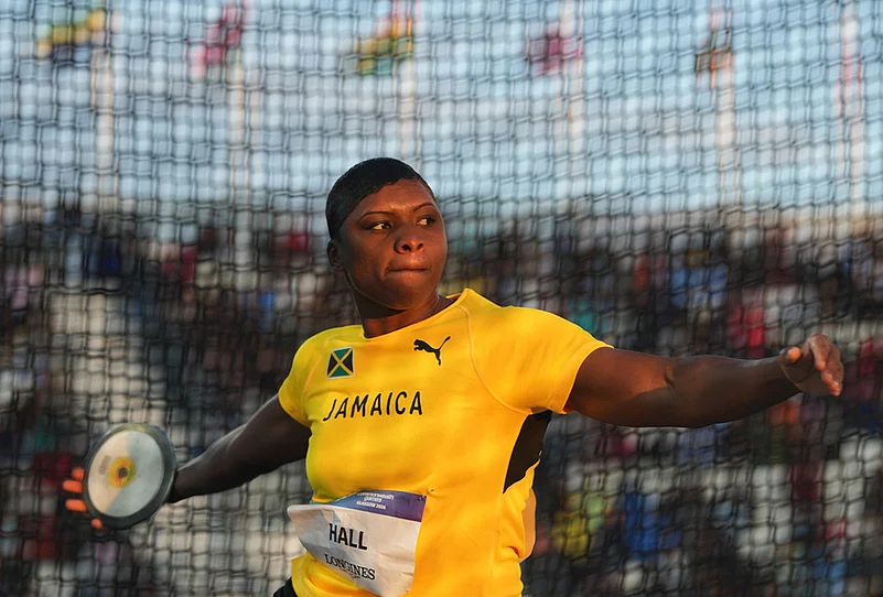 Glasgow CWG 2026 womens discus throw final-Jamaicas Samantha Hall