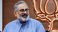 | Photo: PTI : Kerala BJP state president Rajeev Chandrasekhar 