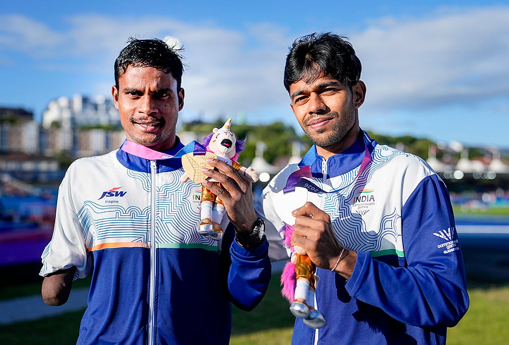CWG 2026 Mens 100m T47 para-athletics-Dilip Mahadu Gavit and Mohammed Basil Morssinganakath