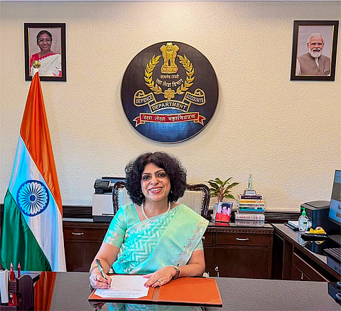 Alka Nangia Arora, a 1991 batch Indian Defence Accounts Service (IDAS) officer, assumes charge as Controller General of Defence, in New Delhi. 