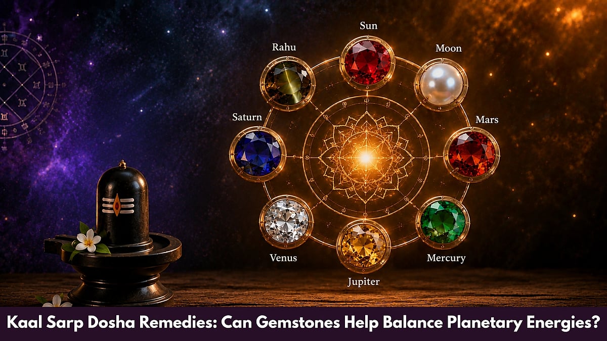 Kaal Sarp Dosha Remedies: Can Gemstones Help Balance Planetary Energies? - null