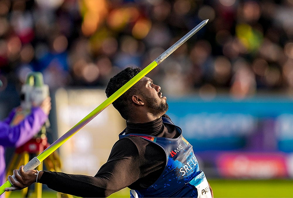 Rumesh Pathirage javelin gold CWG 2026