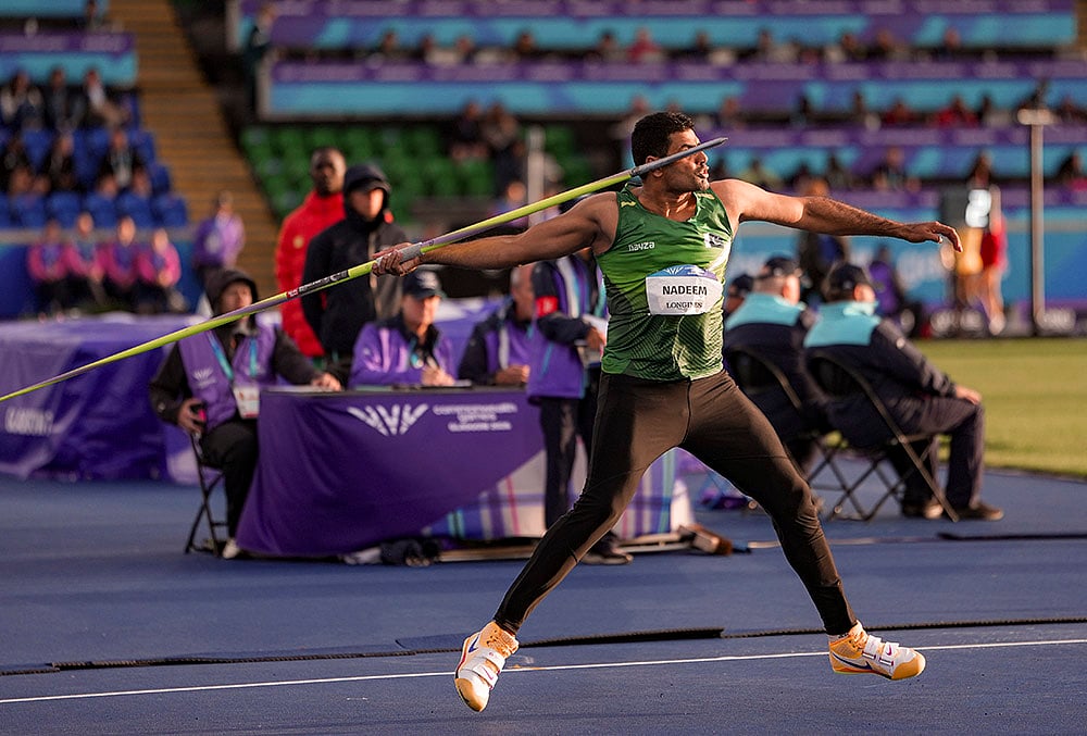 Pakistans Arshad Nadeem Mens javelin throw Glasgow 2026