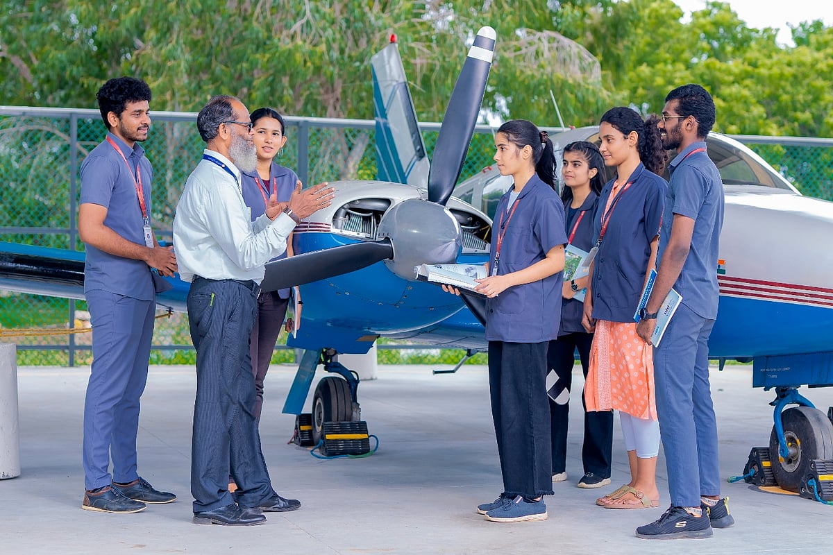 Orient Flights Aviation Academy (OFAA) students