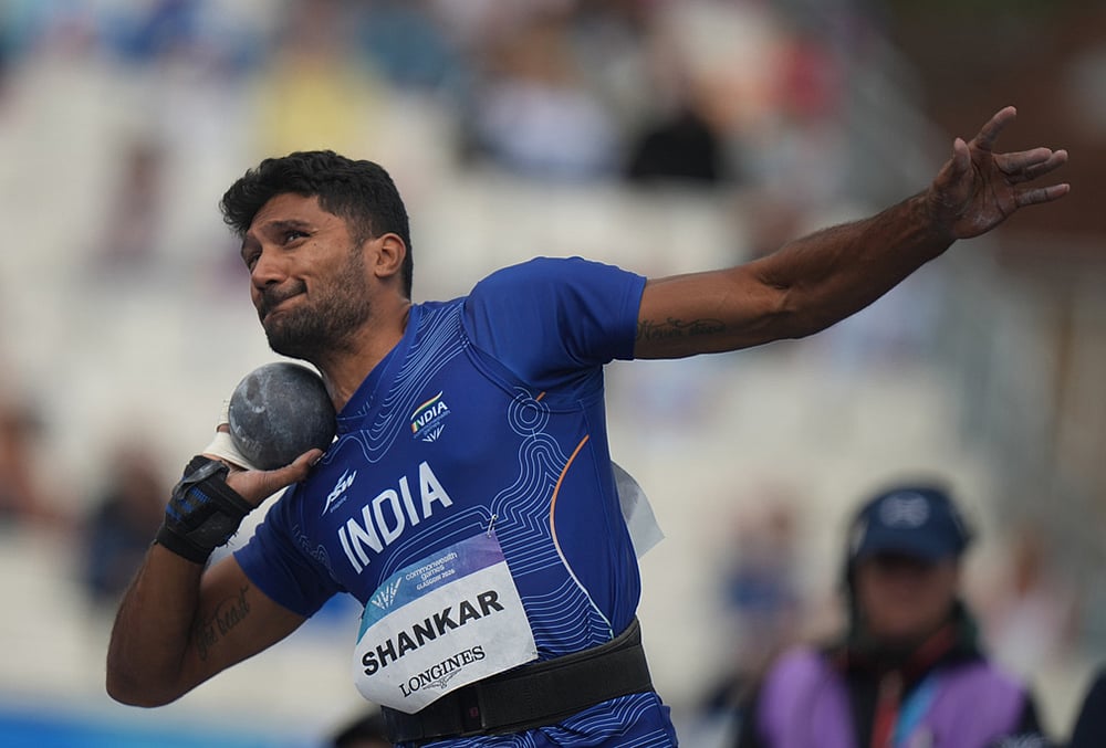 Glasgow CWG 2026 mens decathlon event Tejaswin Shankar in shot put