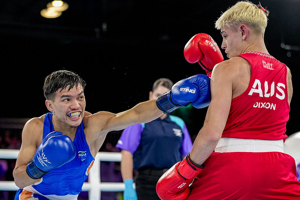 Jadumani Mandengbam CWG Boxing