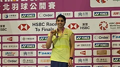 Seventeen-year-old Tanvi Sharma defeated Vietnam’s Nguyen Thuy Linh 21-16, 21-16 to win her maiden BWF World Tour Super 300 title at the Taipei Open 2026. - Badminton Photo