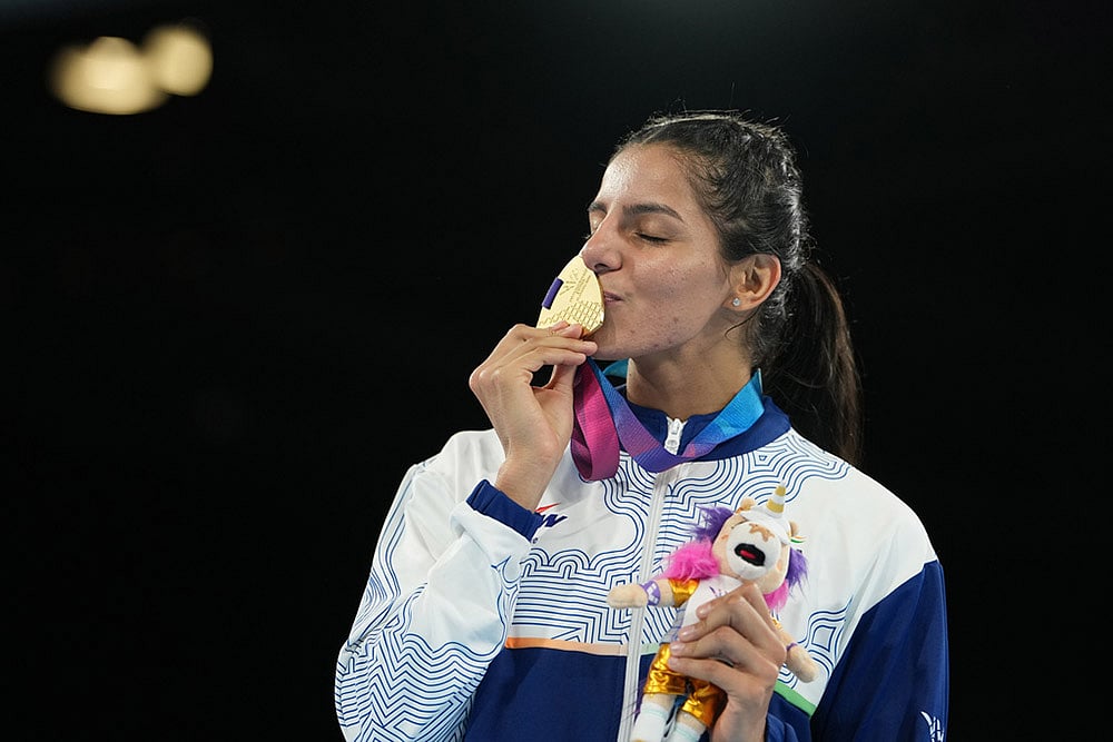 Sakshi Chaudhary CWG Boxing