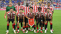 SunderlandAFC/X : Sunderland footballers in new kits ahead of 2026-27 season. 