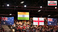 No Wrestling, No Shooting, Yet 4th: Why India’s Glasgow 2026 Tally Is A Massive Win, And What Next - Explained
PTI Photo/Ravi Choudhary : The national flags of India, Australia and England are raised during the medal ceremony for the men's 60kg judo event at the Commonwealth Games 2026, in Glasgow, Scotland, Friday, July 31, 2026.