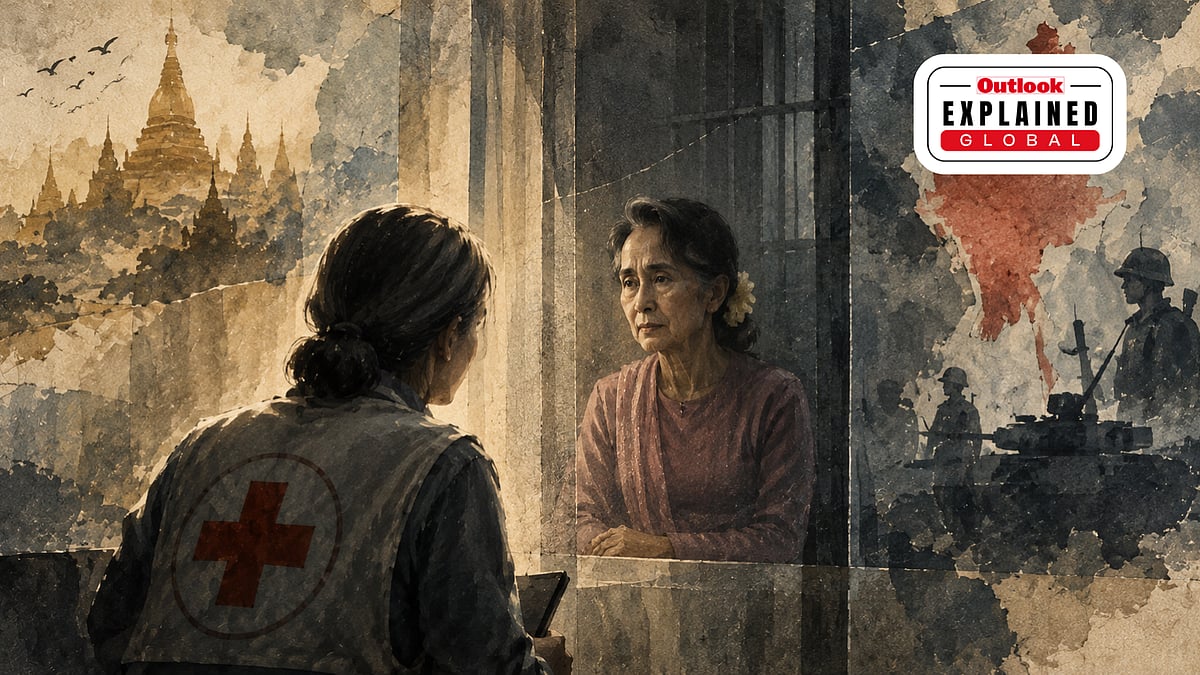 ICRC's First Visit To Aung San Suu Kyi Since Myanmar's Coup in 2021 -  | AI Generated