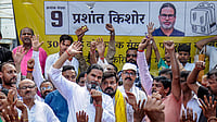File Photo| Photo: PTI : Jan Suraaj Party founder and party candidate from Bankipur assembly, Prashant Kishor during a voter outreach, in Patna.
