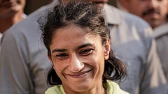 Wrestler Vinesh Phogat | File Photo - | Photo: PTI/Kamal Kishore