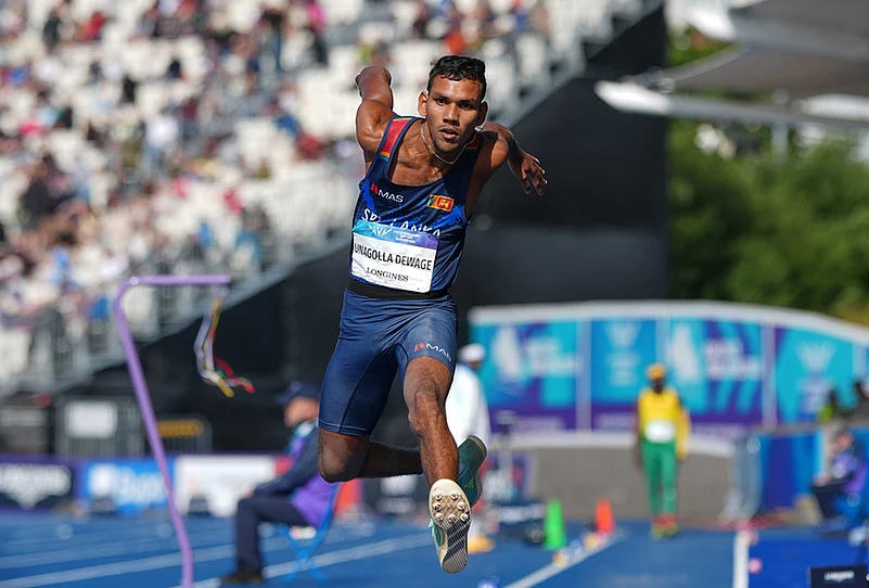Glasgow CWG 2026 mens triple jump final-Sri Lankas Yeshan Wismitha Unagolla Dewage